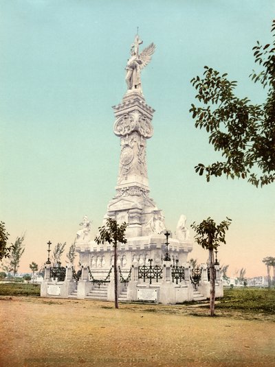 Monument für die Feuerwehrleute, Kolumbus-Friedhof, Havanna, 1900 von Unknown